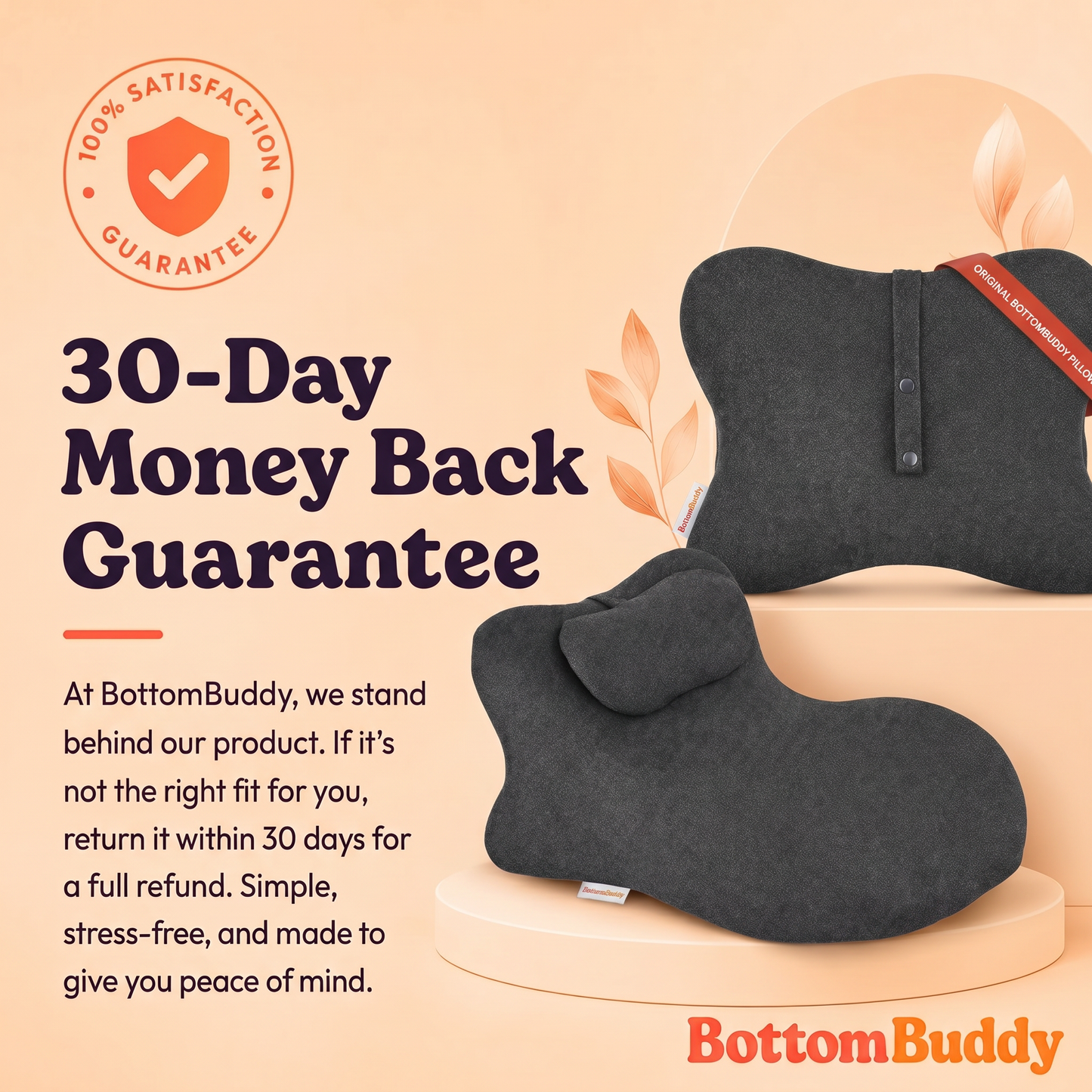BottomBuddy Support Pillow